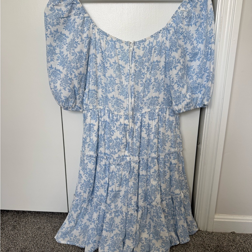 Altar'd State Blue Floral Dress - Picture 3 of 4